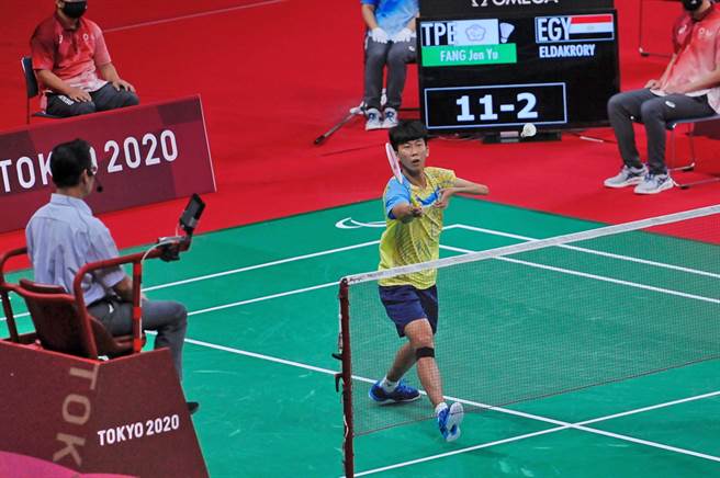 方振宇闖進東京帕運男子羽球SU5級4強。(體育署提供)