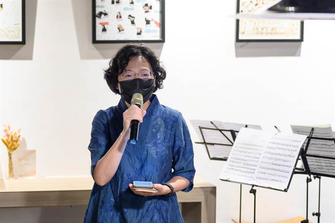 北艺大音乐系系主任卢文雅表示，系上特别建置高品质的视听教室，未来能有更多远端教学使用。（北艺大音乐系提供）