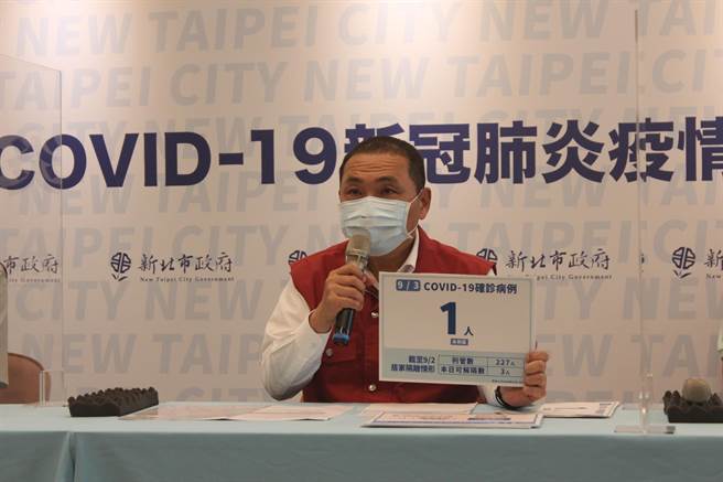 新北市長侯友宜。（陳慰慈攝）