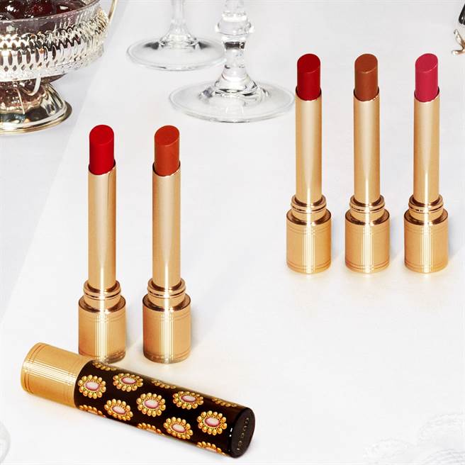 GUCCI古驰倾色琉光唇膏。（图／品牌提供）