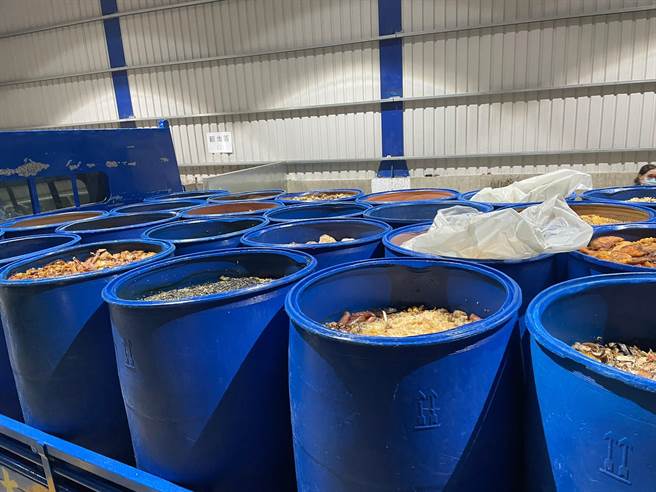 先趋科公司原预计可负责70吨，但人力不足，目前只能处理25吨，厨余处理量不如预期。（桃园市政府环保局提供／陈梦茹桃园传真）