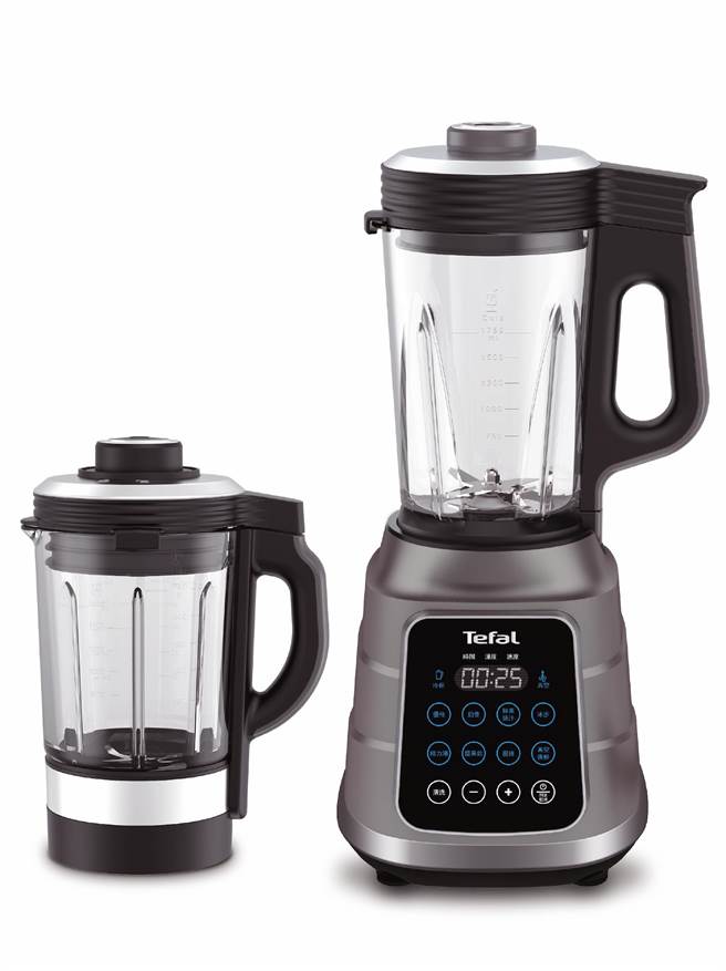 灿坤推荐的Tefal法国特福真空高速火氧机-冷热双杯，会员价1万8800元，促销优惠价1万3800元。（灿坤提供）