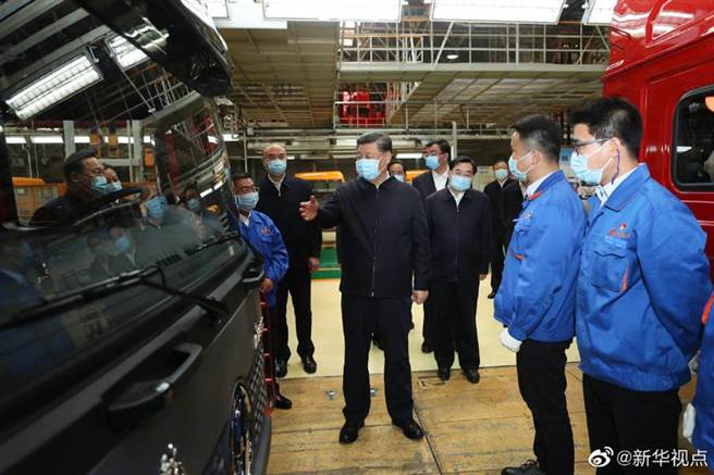 汽车晶片荒加剧 多间大陆汽车厂连续3个月产量减半。（新华社）