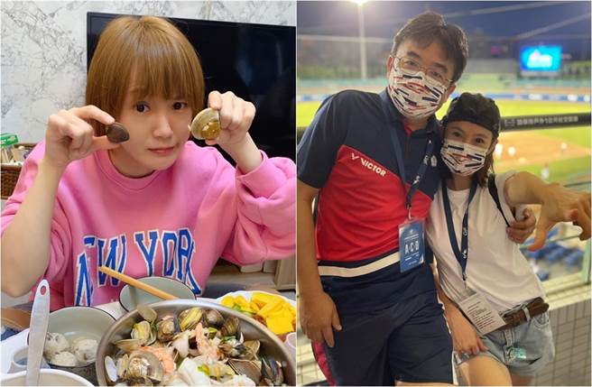 女星黄雨欣是前跆拳道国手，转战演艺圈，后来嫁给跆拳道教练刘聪达。(取材自黄雨欣脸书)