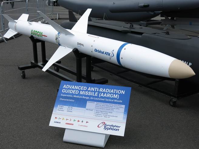 AGM-88E是最先進的高速反輻射飛彈，不過外型與前幾年沒有差別。(圖/Raytheon Company)
