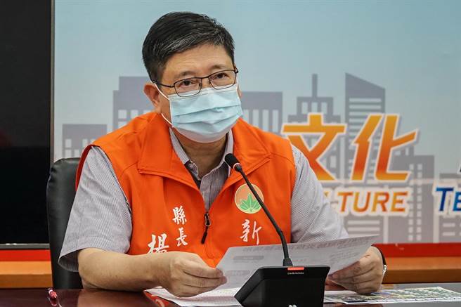 新竹縣長楊文科指出，新竹縣市合併的目標是成為台灣第七都。（羅浚濱攝）