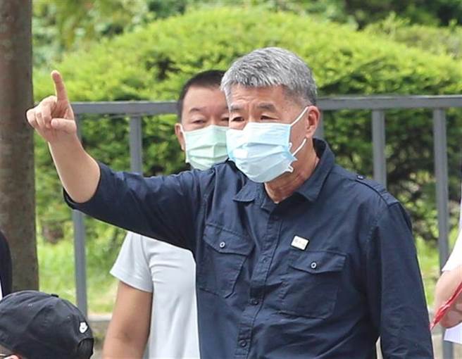 張亞中今日舉行「送瘟神 保平安」活動。（趙雙傑攝）