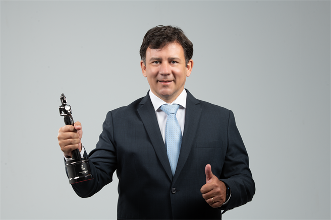 台灣諾華首參賽連兩年獲亞洲最佳企業雇主獎肯定，圖為台灣諾華總裁華格納。（台灣諾華提供）