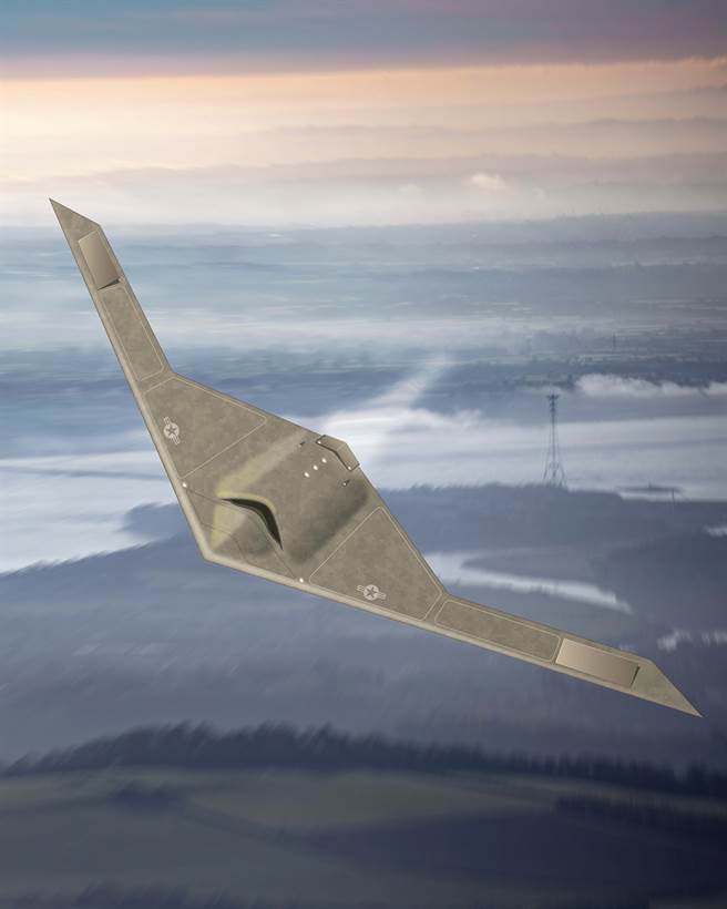 美媒认为在菲律宾上空被拍到的无人机很可能是美军的RQ-180侦察机。图为RQ-180示意图。（图／网路)