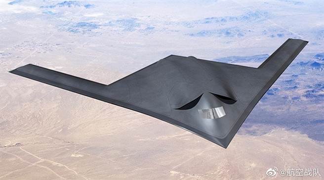 大陆媒体所绘制的轰-20想像图，外媒认为它可能还未到进行重大飞行测试阶段。（图／网路)