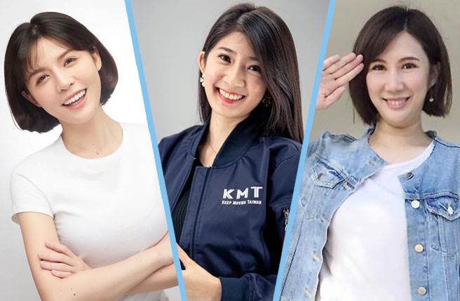 左起：新北市政府副发言人戴湘仪、「北漂最正主持人」李明璇、主播柳采葳。（合成图／素材取自三人脸书，陈友龄制图）