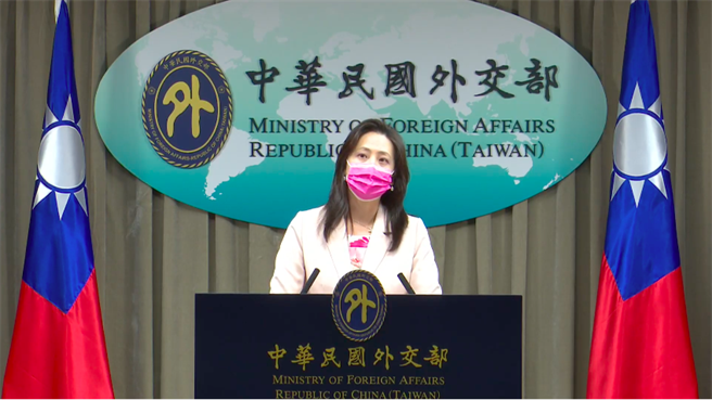 外交部發言人歐江安。（取自外交部直播）