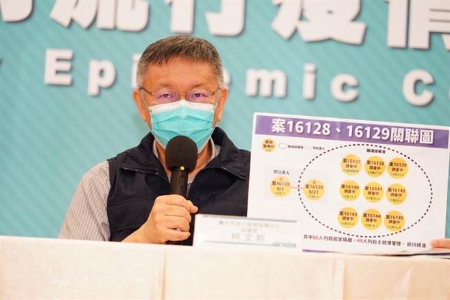 台北市請防疫假學生人數暴增。（北市府提供／游念育台北傳真)