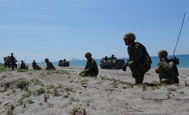 日本陆上自卫队。(图/中央社) 