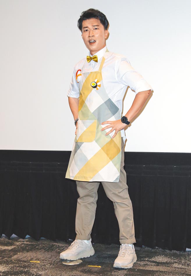 张立东昨出席《开动吧！漂亮姐姐》记者会，透露自己2个月瘦下9公斤。（陈俊吉摄）