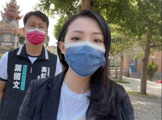 台灣民眾黨立法委員高虹安認為竹竹合併議題應要有突破性作為，政策牛肉要看得到，而不是只為延長政治人物生命。（高虹安提供／邱立雅竹市傳真）