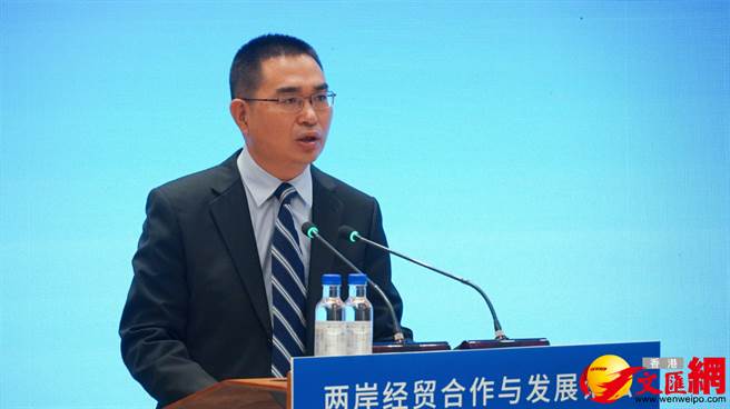 大陸國台辦經濟局副局長陳斌華。（香港文匯網）