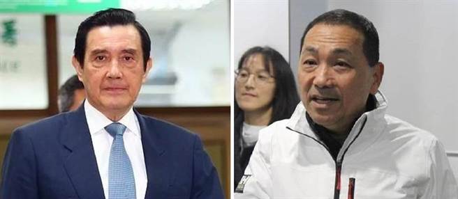 前总统马英九(左)、新北市长侯友宜(右)。（图/合成图，本报资料照）
