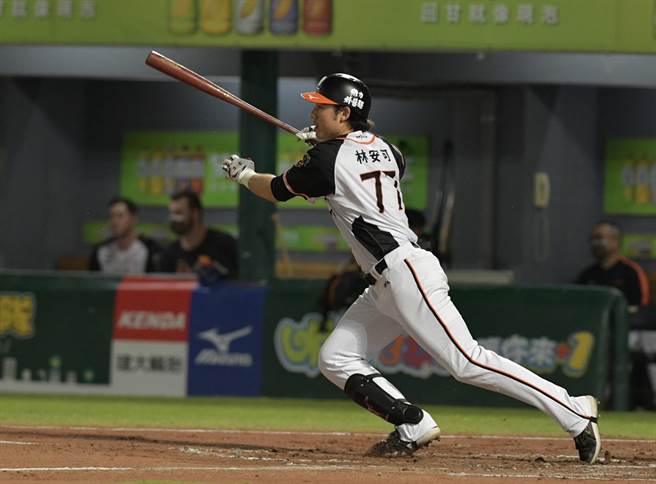 統一獅隊林安可3安猛打賞。（統一獅提供）