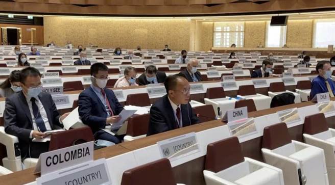 中国裁军大使李松。(取自中国驻日内瓦代表团微信公眾号)