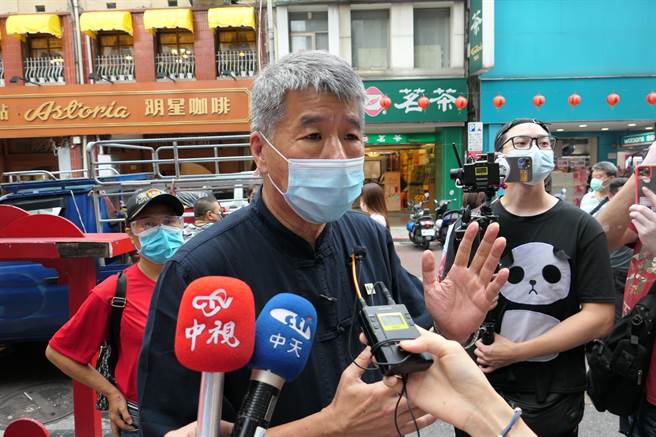 国民党主席候选人、孙文学校总校长张亚中。（赵婉淳摄）