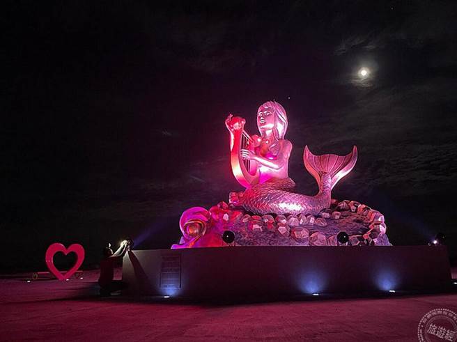 澎湖吉貝沙尾美人魚(圖：澎湖縣政府旅遊處提供)