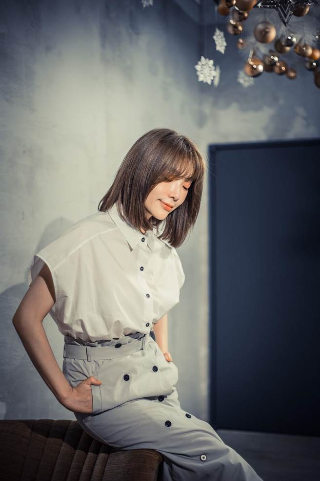  蔡淑臻有新體悟。(羅永銘攝/服裝品牌DOUCHANGLEE提供）