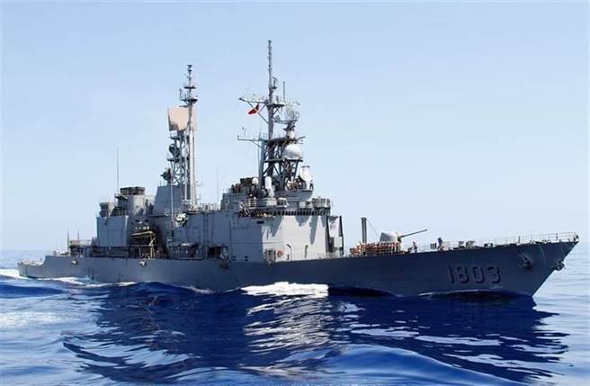 图为海军基隆级 左营号驱逐舰。(图/中时资料库)
