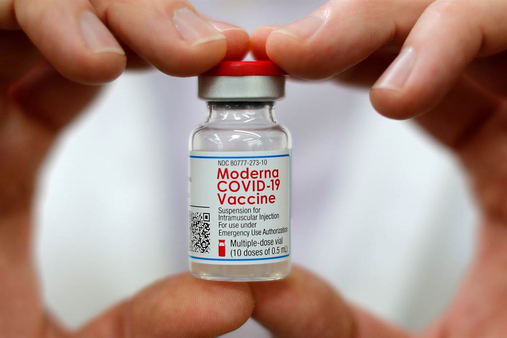 圖為莫德納疫苗示意圖。（圖／路透社）