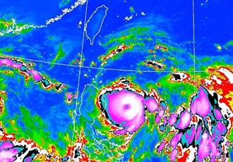 「小鋼砲」璨樹颱風眼曝 鄭明典3字形容 兩地成風雨熱區