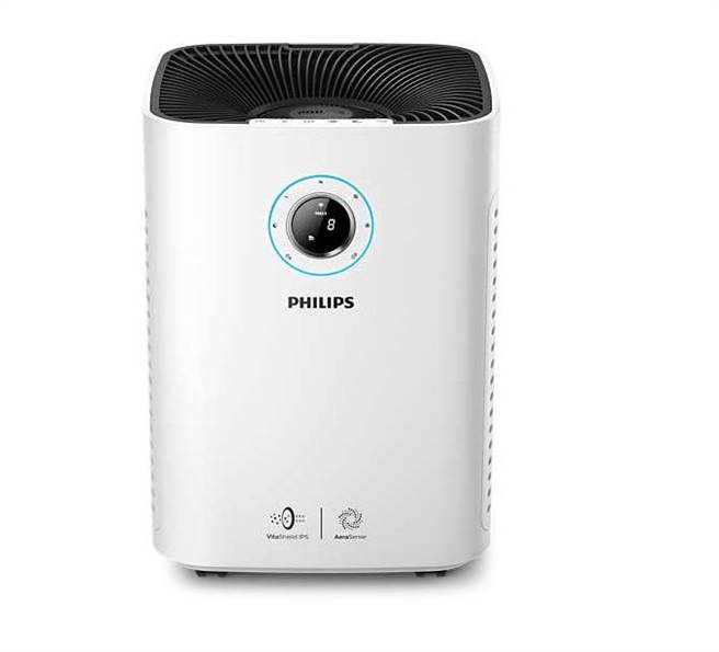 大鲁阁草衙道PHILIPS奈米级抗敏清净机AC5659，原价3万8888元、特价1万9999元，52折，10月1日起贩售。（大鲁阁草衙道提供）