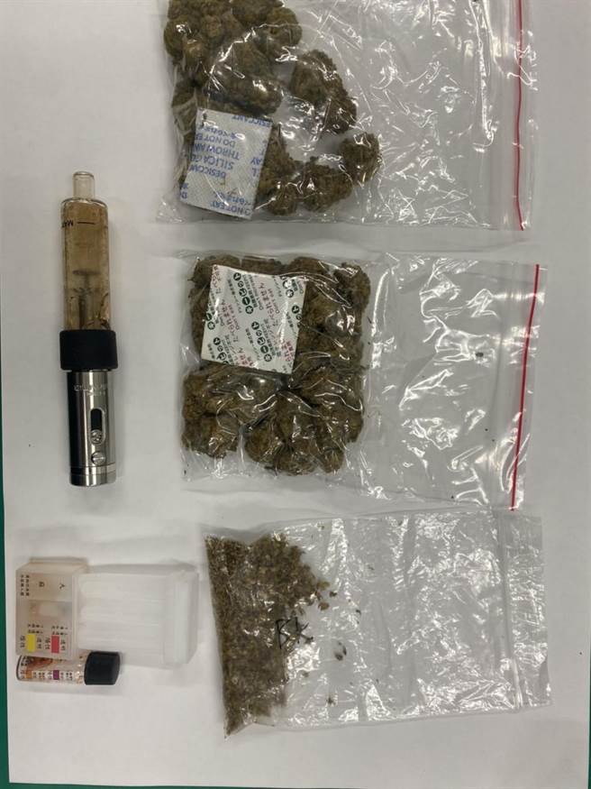 警方查获48公克大麻。（警方提供）