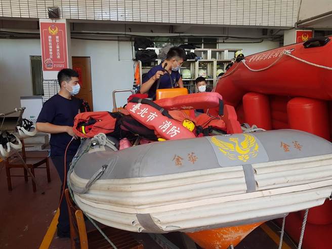 北市消防局已做好各项颱风防救灾整备工作。(翻摄照片／林郁平台北传真）