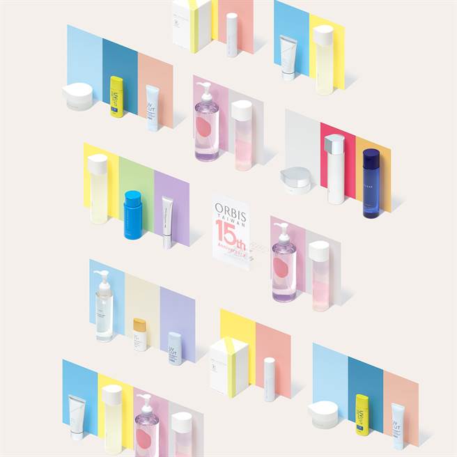 ORBIS欢庆15周年，推出多款限定设计包装。（图／品牌提供）