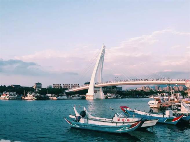 淡水美景。（作者提供）