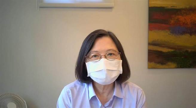 蔡英文总统。（民进党提供）