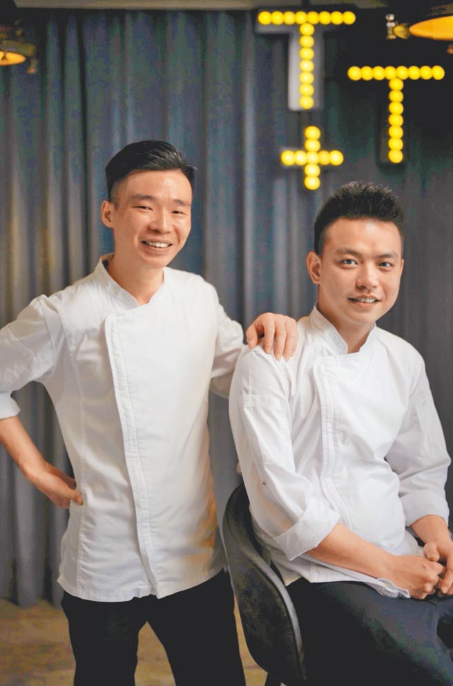 T+T雙主廚（右起）蔡元善、古俊基。（T+T提供）
