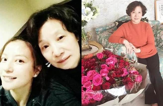 趙薇和媽媽魏啟穎合影。（圖／取自《on.cc東網》）