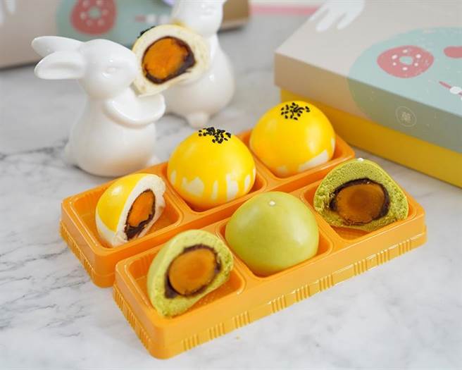 Global Mall「环球Online」推荐美姬馒头的「蒸的蛋黄酥 柚子鲜乳造型馒头」，原价525元，优惠价420元。（Global Mall提供）