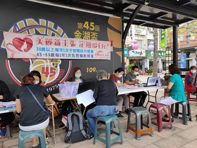 金門縣衛生局與高雄建佑醫院及各鄉鎮衛生所合作，9／14至10／4安排乳房X光攝影巡迴車及子宮頸抹片巡迴車赴各鄉鎮村里篩檢。（金門縣衛生局提供）