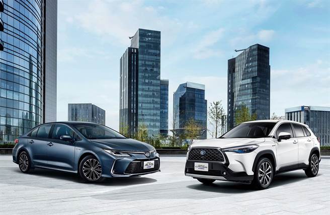 2022年式TOYOTA COROLLA ALTIS（左）、COROLLA CROSS（右）智能安全再进化，同步升级TSS2.0智动驾驶辅助系统。（和泰汽车提供）
