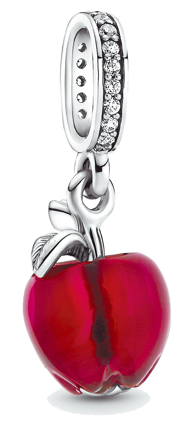 PANDORA紅蘋果純銀吊飾，1880元。（PANDORA提供）