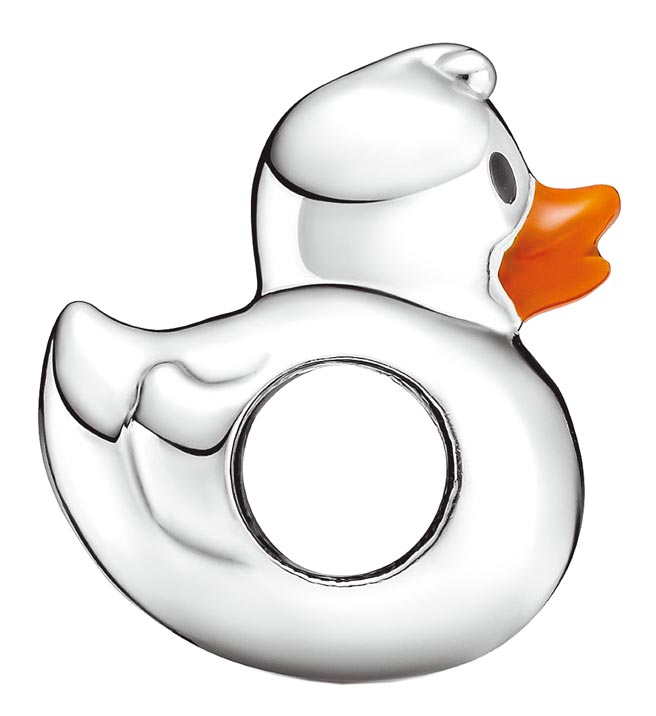 PANDORA小鴨純銀吊飾，1280元。（PANDORA提供）