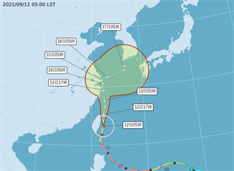 璨樹暴風圈罩全台 台北中午前後狂風暴雨 陸警解除時機曝