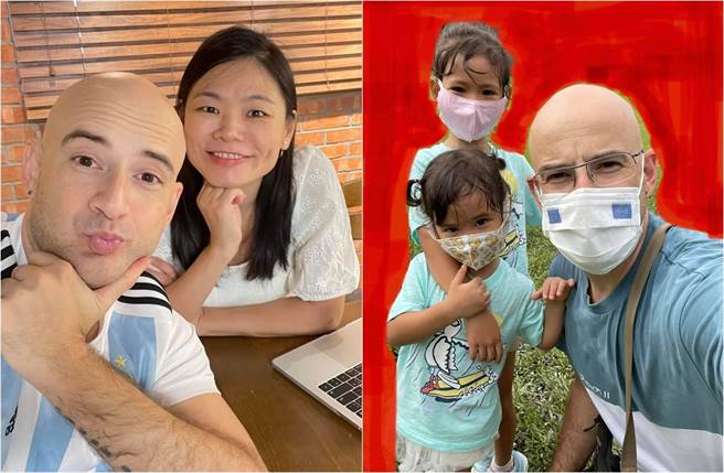 因為埃及爸確診風波，吳鳳透露帶家人出門，遭到路人竊竊私語，說不要太靠近外國人。(取材自吳鳳 Rifat臉書)