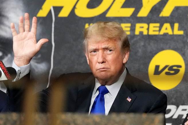 美国前总统川普。（图／美联社）