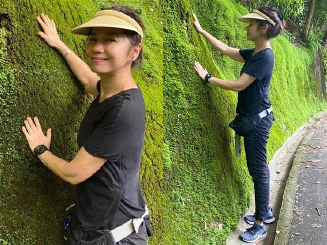 61岁锺楚红根本逆生长。（图／微博@锺楚红）