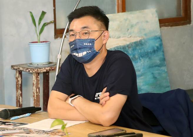 国民党主席江启臣。（资料照，郑任南摄）