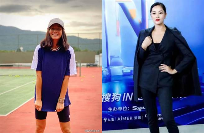 瞿颖50岁仍保养得宜。(图／翻摄自微博)