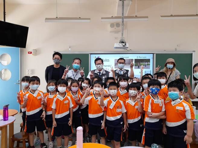 桃园青埔国小校舍2022年完工，午餐厨房获经费改善。（吕筱蝉摄）